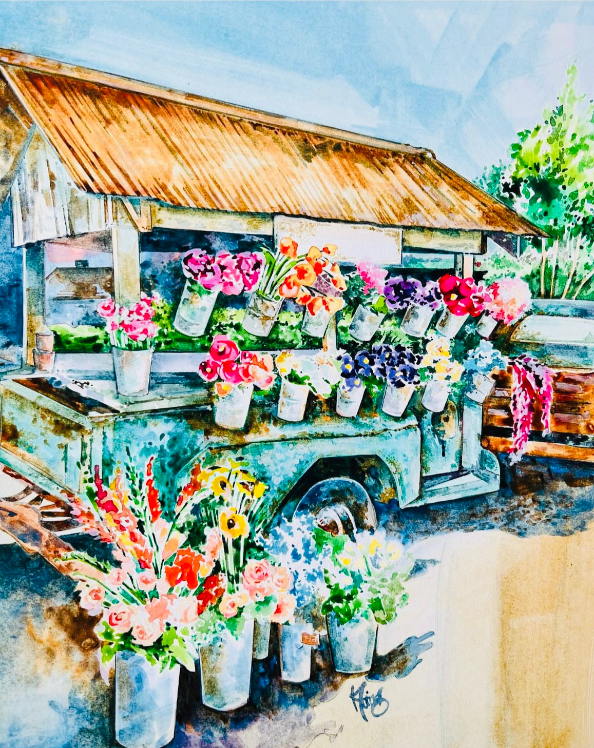 Farmer's Market - Fine Art Print