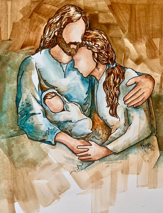 He Provides Comfort - Watercolor Original