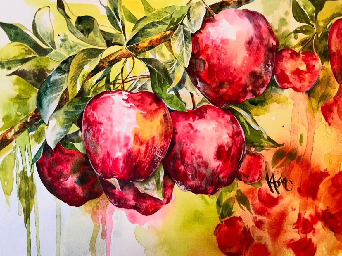 Apples - Watercolor Original