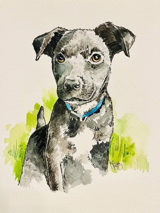 Custom Watercolor (Pets)