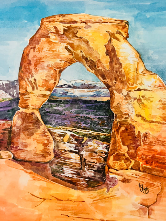 Utah Arches - Watercolor Original