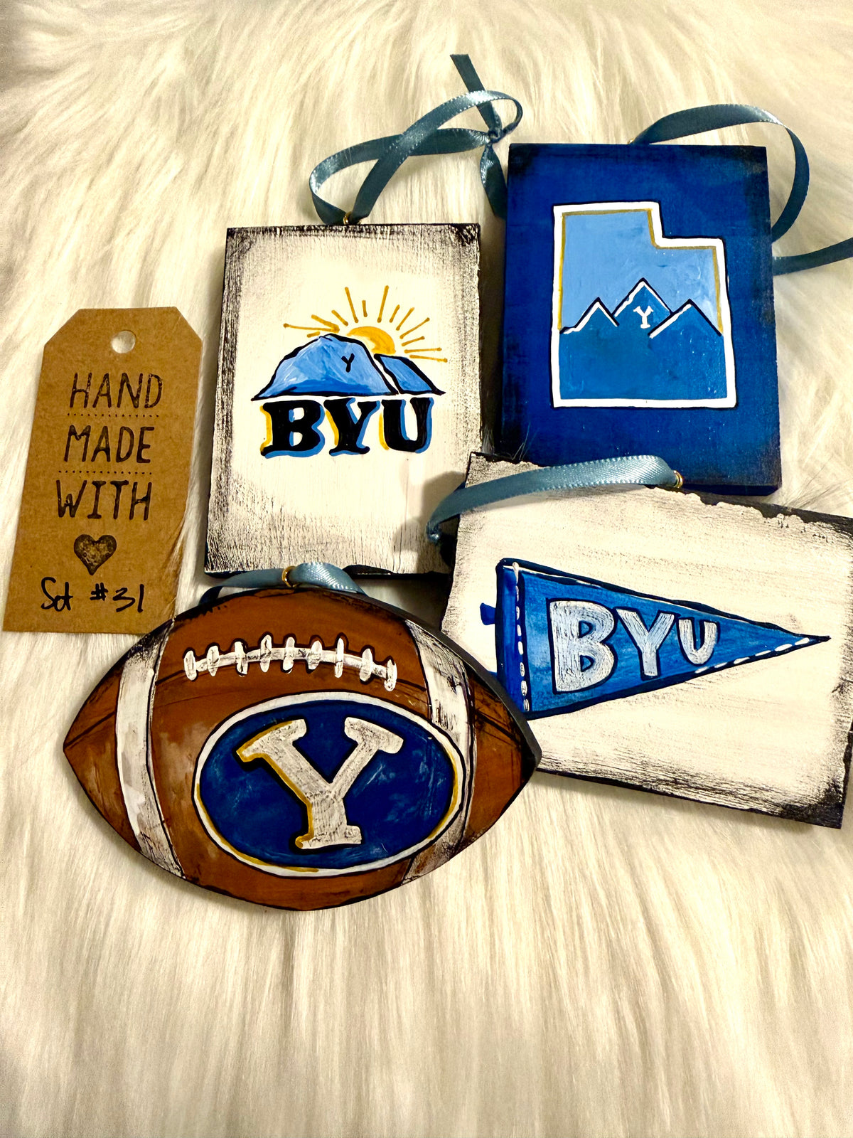 Set #31 - BYU (4 ornaments)