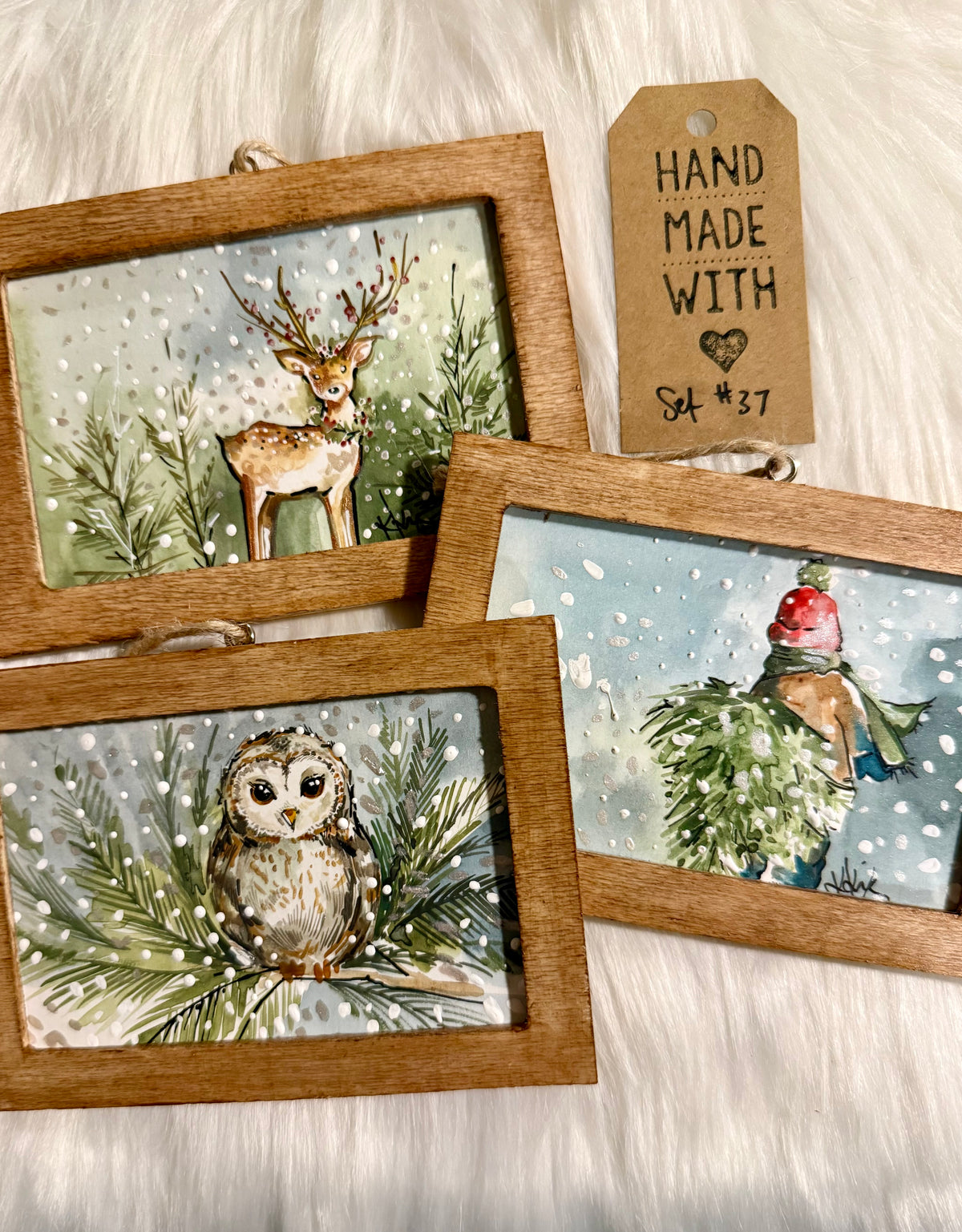 Set #37 - Woods (3 ornaments)
