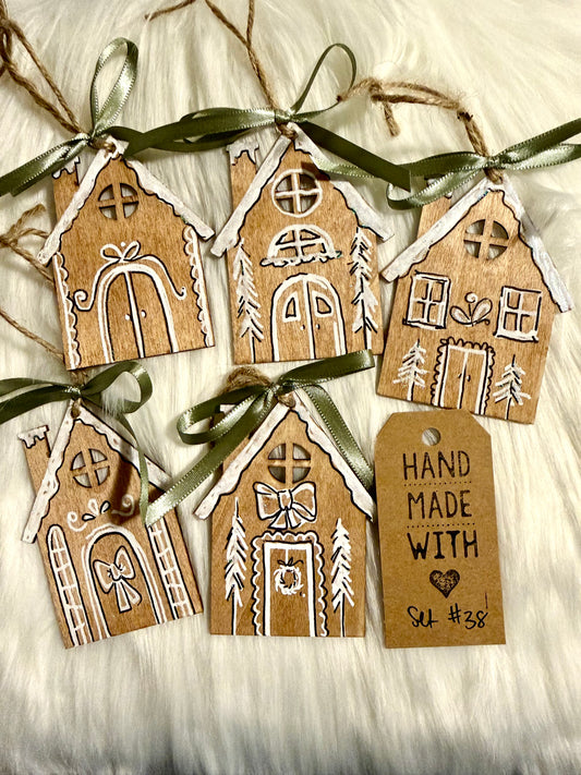 Set #38 - Gingerbread (6 ornaments)