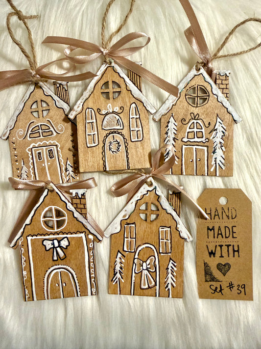 Set #39 - Gingerbread (6 ornaments)