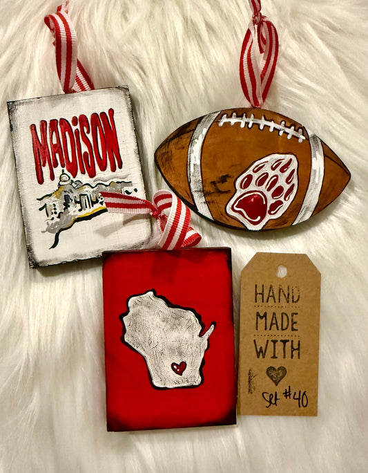 Set #40 - Madison (3 ornaments)
