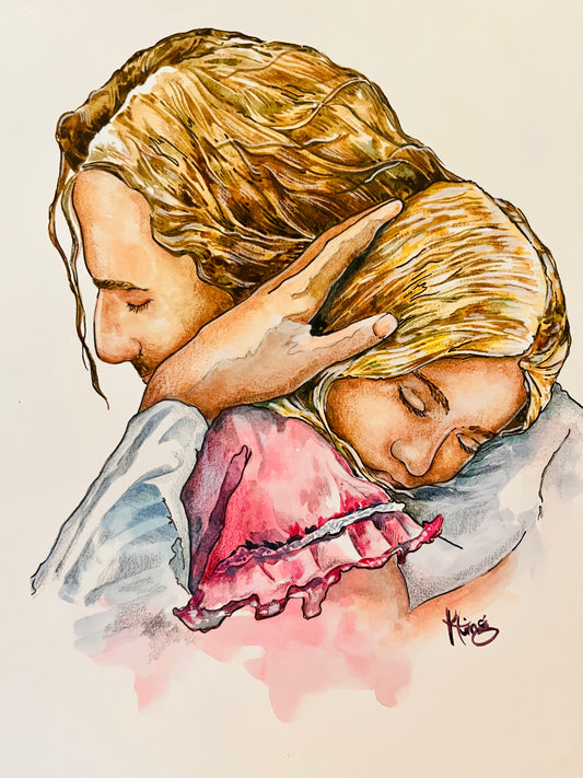 I Will Not Leave You Comfortless - Watercolor Original