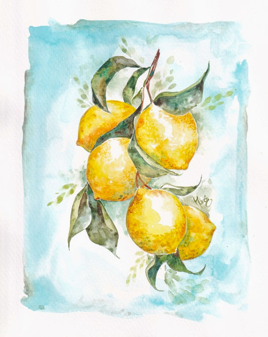 Lemons - Watercolor Original